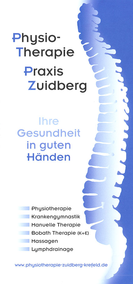 Patienteninformation - Michael Zuidberg Physiotherapie GmbH in 47839 Krefeld