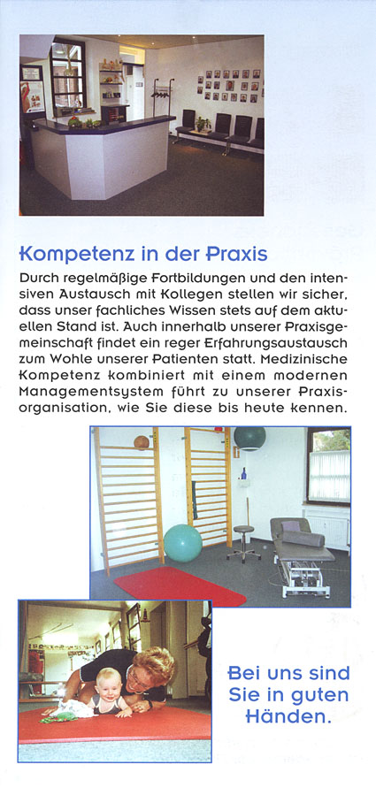 Patienteninformation - Michael Zuidberg Physiotherapie GmbH in 47839 Krefeld