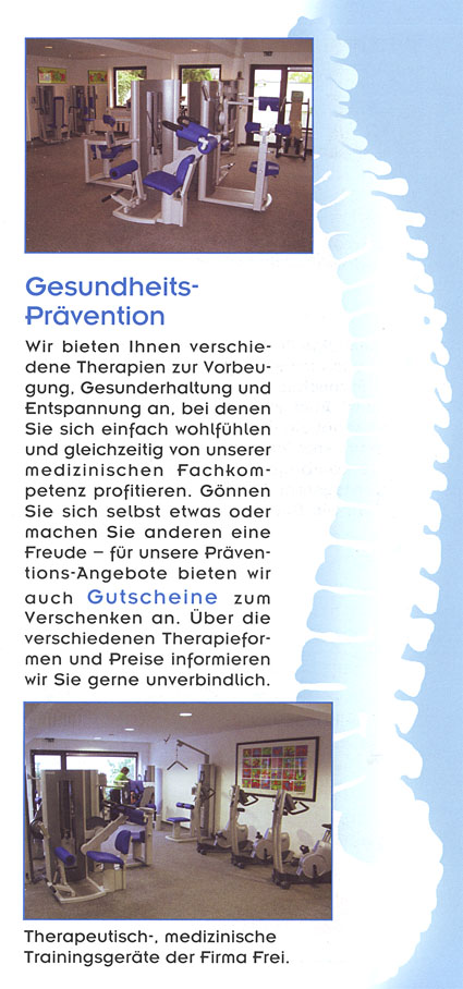 Patienteninformation - Michael Zuidberg Physiotherapie GmbH in 47839 Krefeld